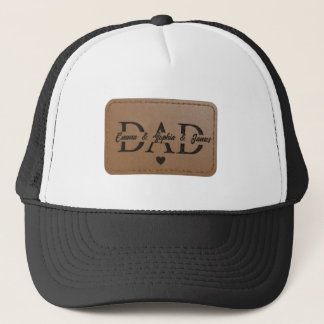 Personalised Dad Hat with Custom Kids' Names