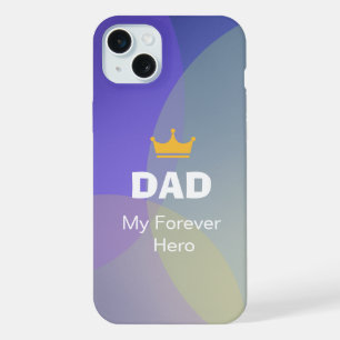 Personalised DAD Holographic iPhone 15 Plus Case