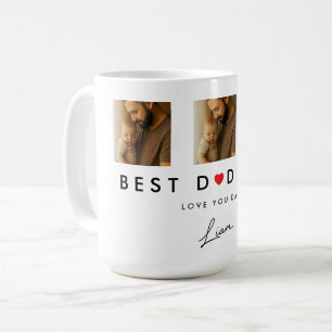 Personalised Dad Mug Child Signature Photo