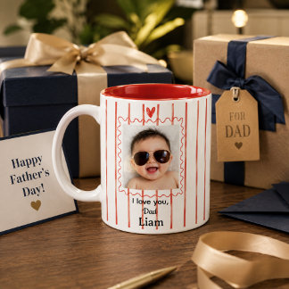 Personalised Dad Mug with Baby Photo