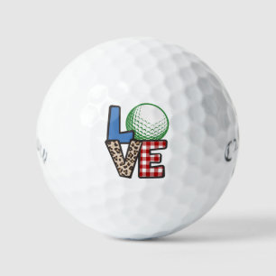 Personalised Dad Mum Novelty I Love Golf,  Golf Balls