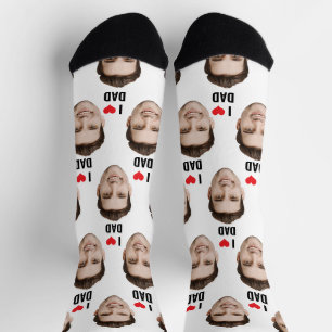 Personalised Dad Mum Socks Custom Face Socks