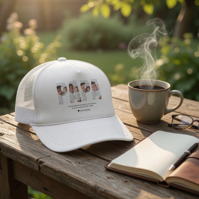 Personalised Dad Photo Hat | Best Dad Ever Custom  (Creator Uploaded)