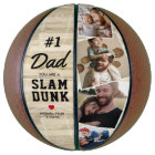 Personalised Dad Slam Dunk Basketball Gift