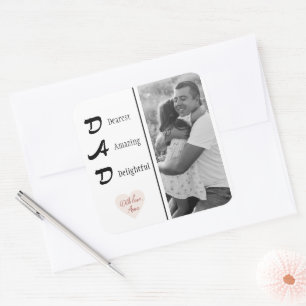 Personalised Dad Sticker Photo Father's Day Gift