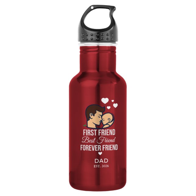Personalised Dad water Bottle (Front)