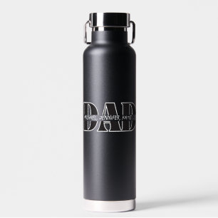 "Personalised DAD Water Bottle – Kids' Names"
