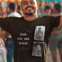 Personalised 'Dad You Are Magic' Two Fathers Photo