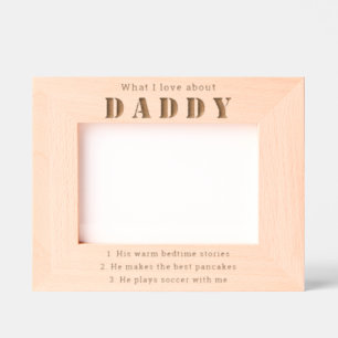 Personalised Daddy Daughter/Son Photo Frame