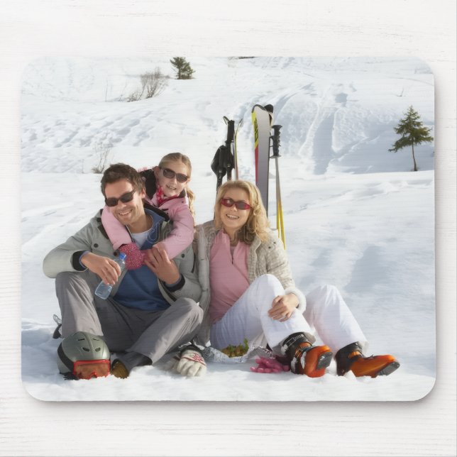 Personalised Daddy Father Dad Photo Gift Design Mouse Mat (Front)