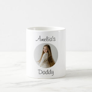 Personalised Daddy Gift – Custom Child Face -  Coffee Mug