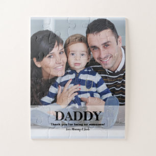 Personalised Daddy photo Father's day Gift Idea  Jigsaw Puzzle