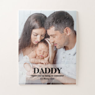 Personalised, Daddy photo "Father's day" Jigsaw Puzzle