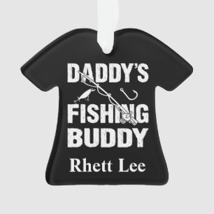 Personalised Daddy's Fishing Buddy Ornament