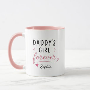 Personalised Daddy's Girl Forever Mug