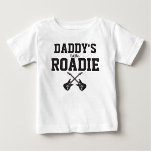 Personalised Daddy's Little Roadie Baby T-Shirt
