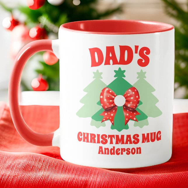 Personalised Dad's Christmas Mug (Creator Uploaded)