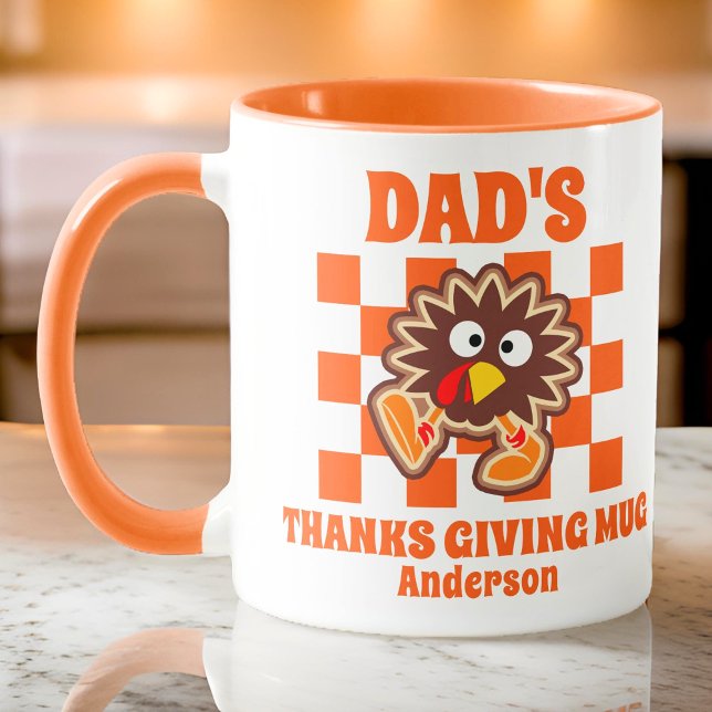 Personalised Dad's Thanksgiving  Mug (Creator Uploaded)