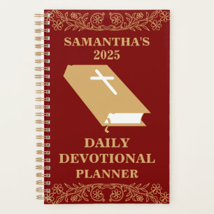 Personalised Daily Devotional Christian Women Planner