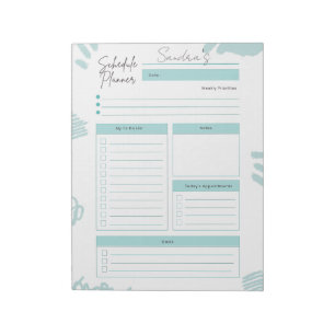 Personalised Daily Planner  Notepad