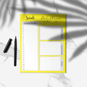 Personalised Daily planner Notepad