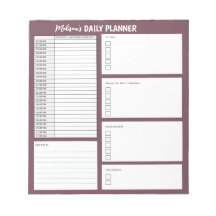 Personalised Daily Planner To Do List Organiser