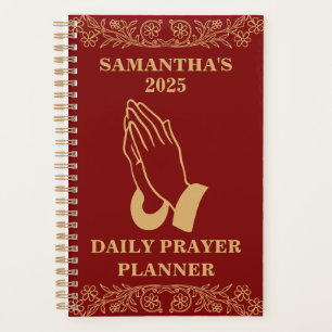 Personalised Daily Prayer Christian Women Planner