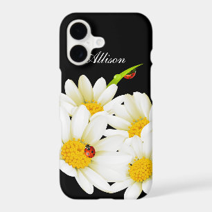 Personalised Daisies and Ladybugs iPhone 7 case
