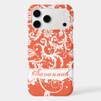 Personalised Damask iPhone Case-You Choose Colour