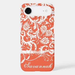 Personalised Damask iPhone Cover-You Choose Colour