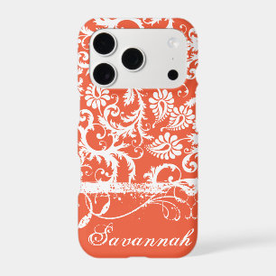 Personalised Damask iPhone Cover-You Choose Colour