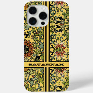 Personalised Damask iPhone Cover-You Choose Colour 15 Pro Max Case