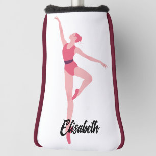 Personalised Dance Ballerina Golf Elegant Ballet Head Cover
