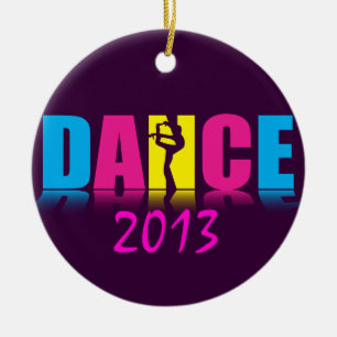 Personalised Dance Dancer Ceramic Tree Decoration