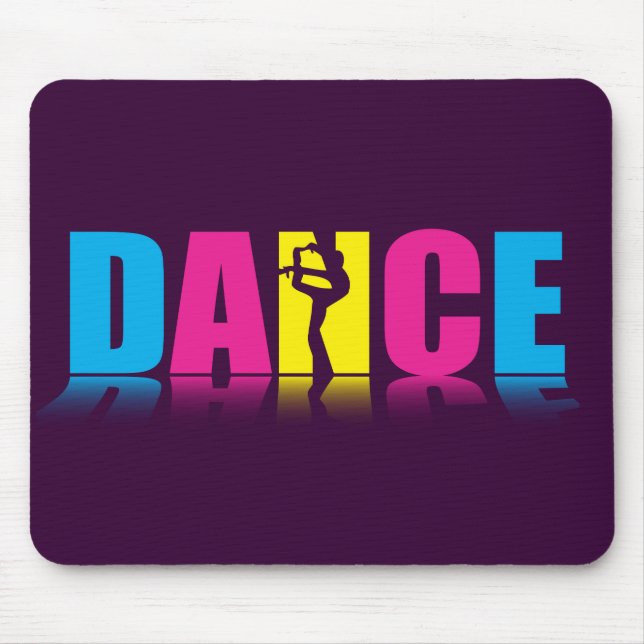 Personalised Dance Dancer Mouse Mat (Front)