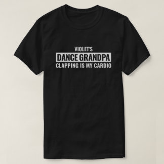 Personalised Dance Grandpa for Men Custom Gift T-Shirt