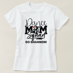 Personalised Dance Mum Squad T-Shirt