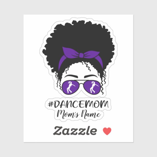 Personalised Dance Mum Sticker (Sheet)