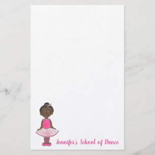 Personalised Dance School Studio Teacher Ballet Stationery