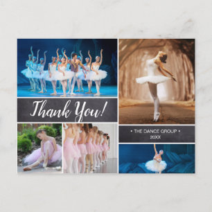 Personalised, Dance Sponsor Thank You Postcard