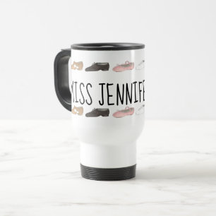 Personalised Dance Teacher Ballet Tap Jazz Modern Travel Mug