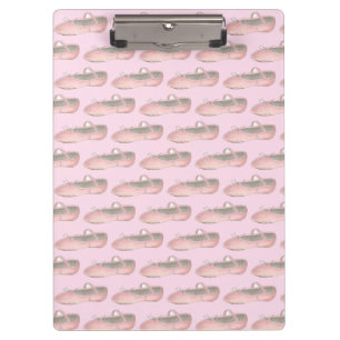 Personalised Dance Teacher Pink Ballet Shoe Gift Clipboard
