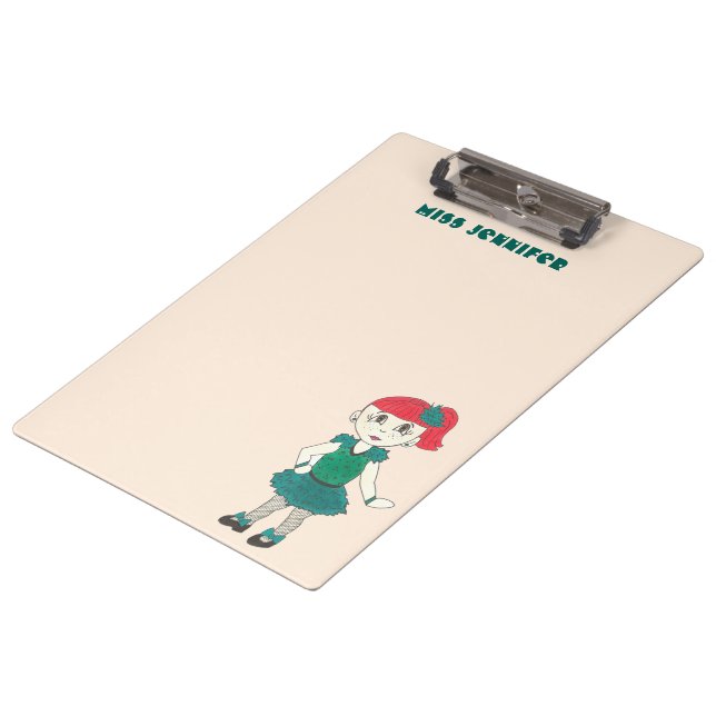 Personalised Dance Teacher Tap Dancer Recital Gift Clipboard (Angled)