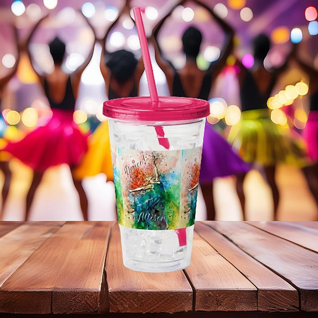 Personalised Dancer    Acrylic Tumbler (Creator Uploaded)
