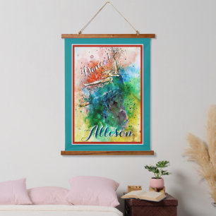 Personalised Dancer  Hanging Tapestry