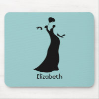 Personalised Dancer in Black Formal Dress