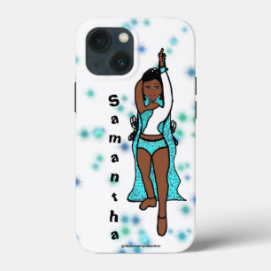 Personalised Dancer iPhone  /iPad case Aqua Cape