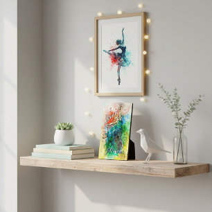 Personalised dancer  plaque