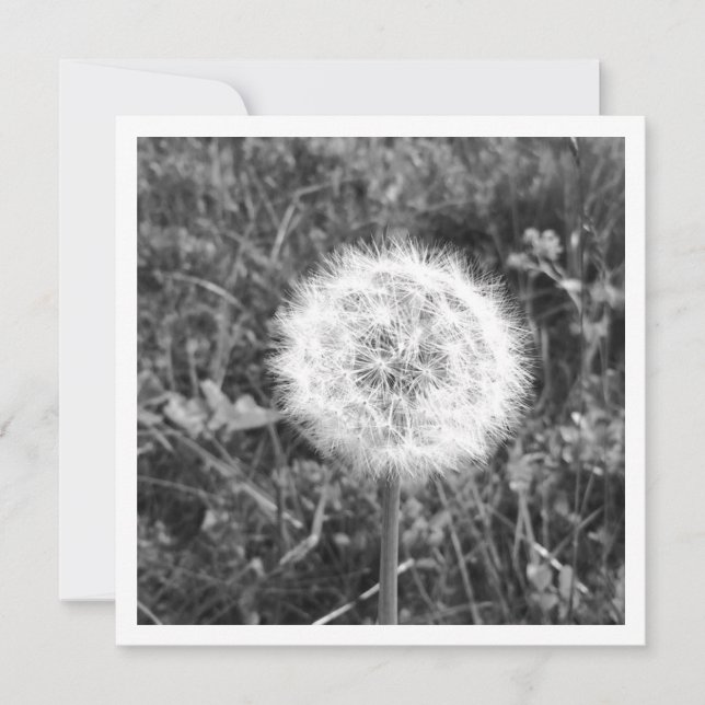 Personalised dandelion card (Front)
