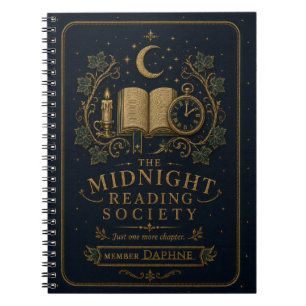 Personalised Dark Academia Reader Journal